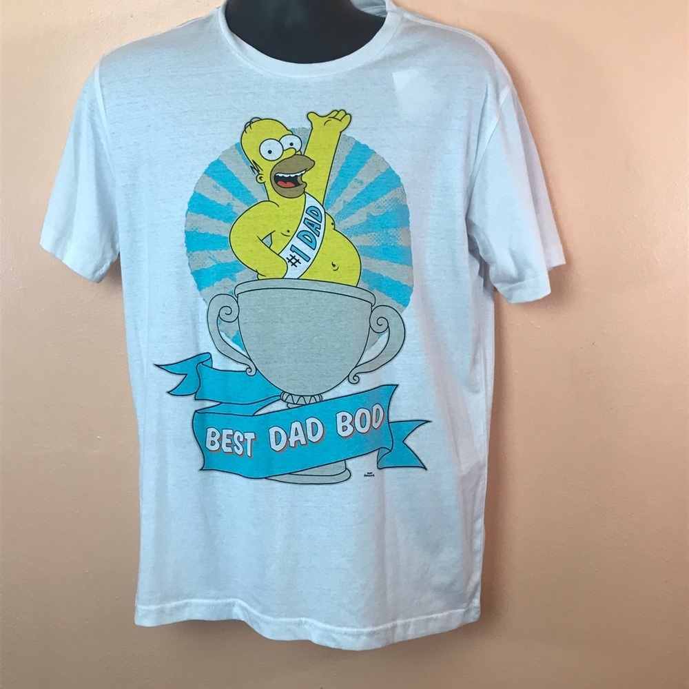 The Simpsons Best Dad Bod T-Shirt Men S NEW